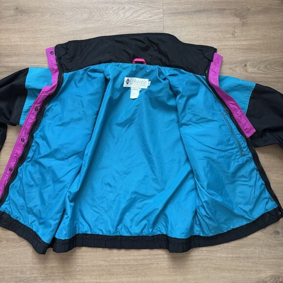 Vintage 90s Columbia Womens Sz XL Bugaboo Double Layer Jacket Ski Radial Sleeve - Picture 6 of 10